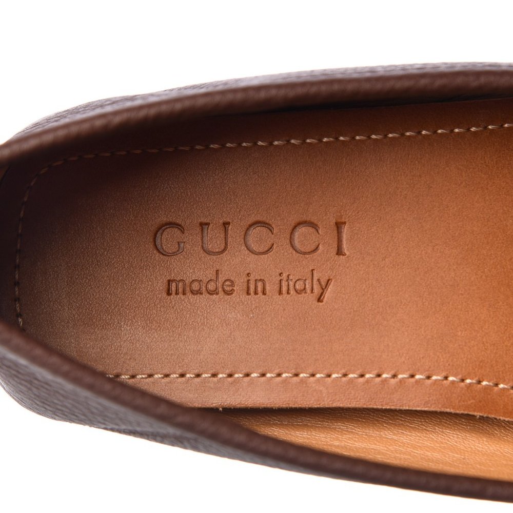 HOST PICK 👞 Gucci Calfskin Hebron Horsebit Loafer Moccasins NEW IN BOX - Picture 7 of 9